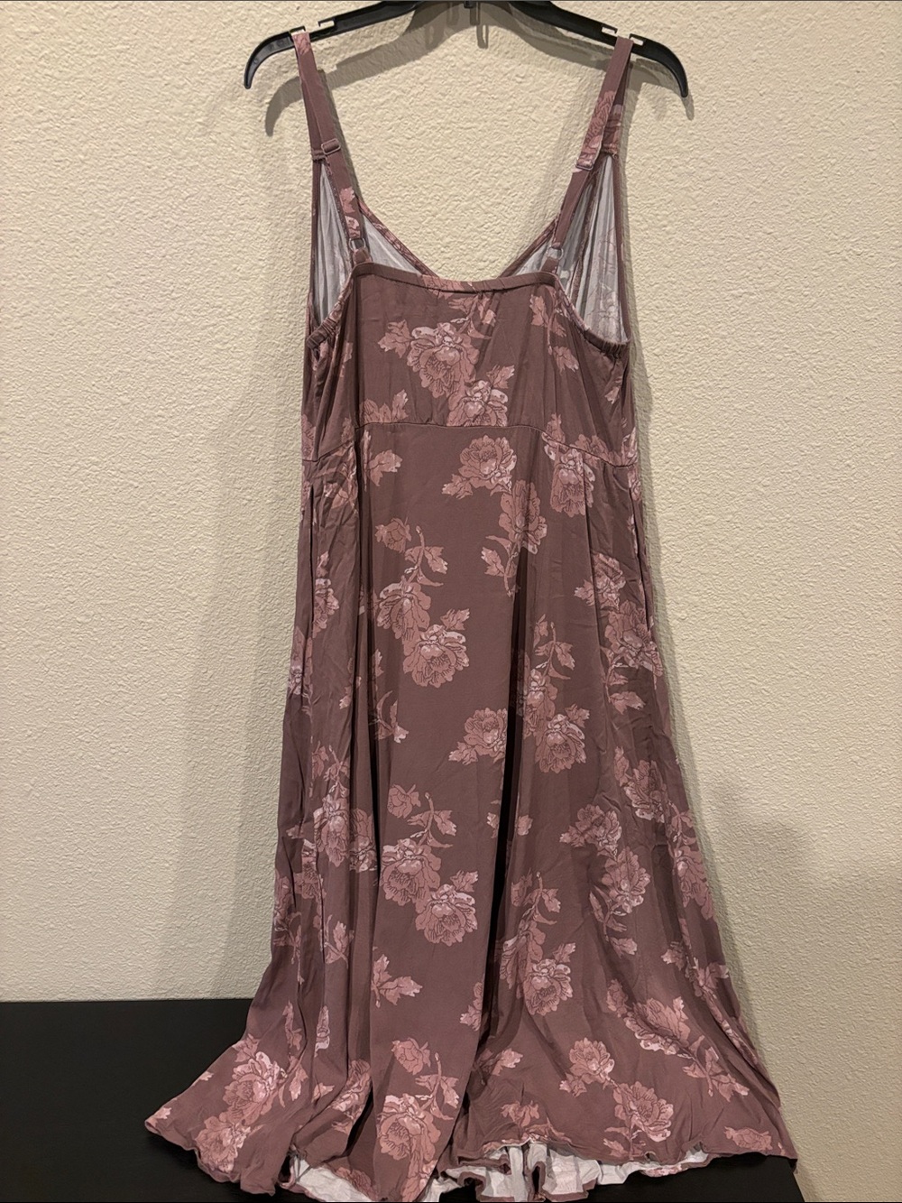 Torrid 0X Floral Midi Dress in Mauve Pink - Picture 8 of 9